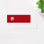 Baseball - Sports Template Baseballs on Red (Desk)