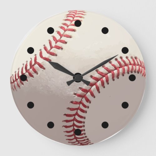 Baseball Sports Theme Wall Decor Clock