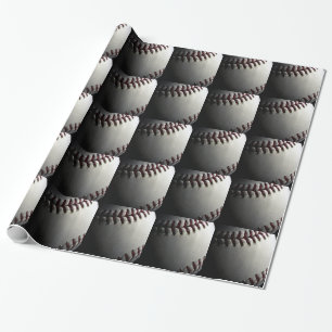 baseball sports wrapping paper