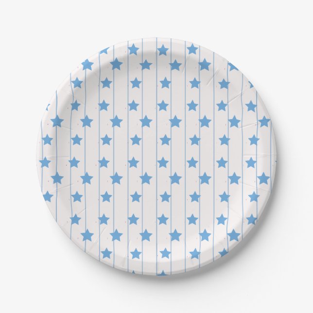Baseball Sporty Birthday for Kids Paper Plates (Front)