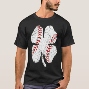 Baseball St Patricks Day Boys Men Catcher Pitcher T-Shirt