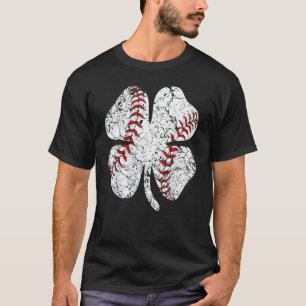 Baseball St Patricks Day Boys Men Catcher Pitcher T-Shirt