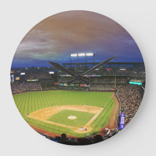 Baseball Stadium - Acrylic Wall Clock - HAMbWG