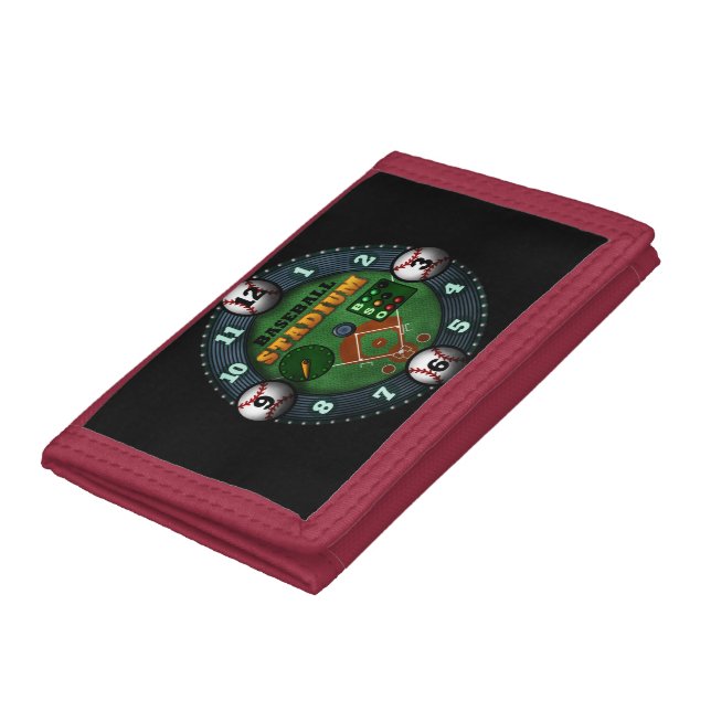Baseball Stadium Trifold Wallet (Bottom)