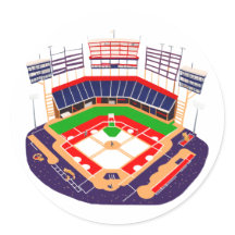 Baseball Stadium with a Full Crowd