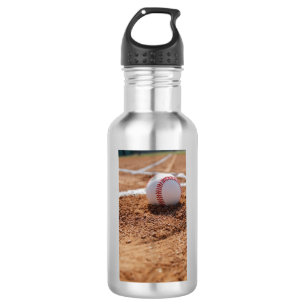 Baseball stainless steel water bottle