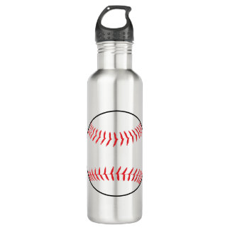 Baseball Stainless Steel Water Bottle
