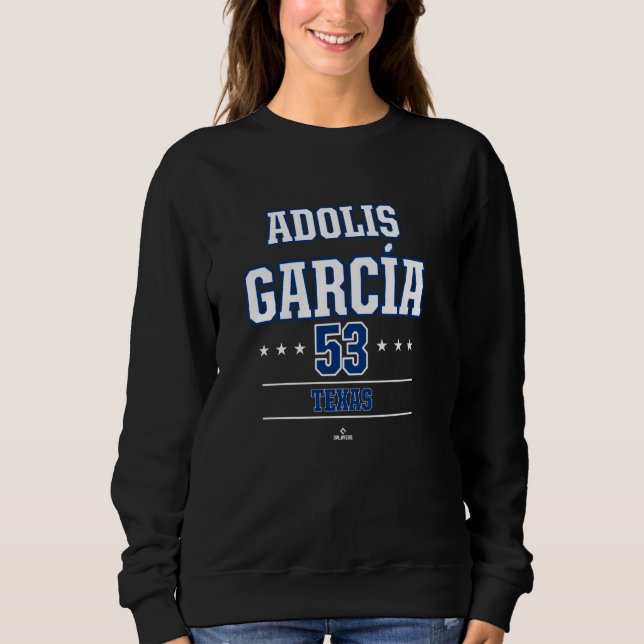 Baseball Star Adolis Garcia Texas MLBPA Sweatshirt (Front)