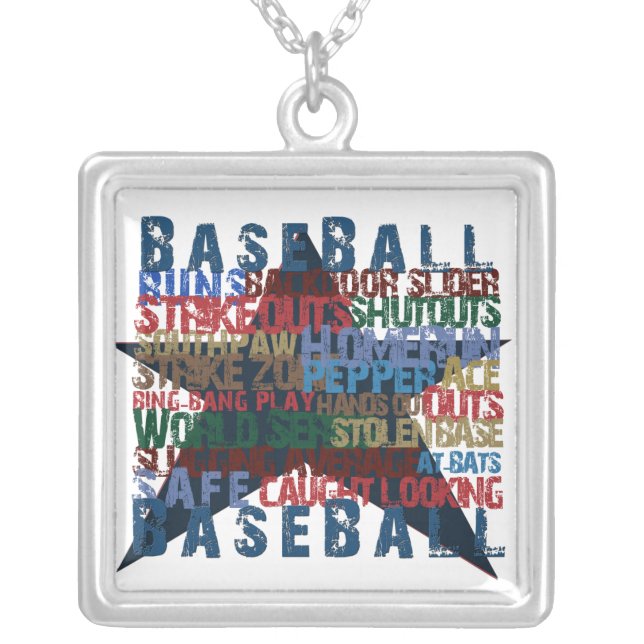 BASEBALL STAR NECKLACE (Front)
