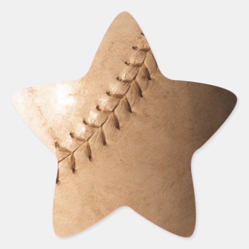 Baseball Star Sticker