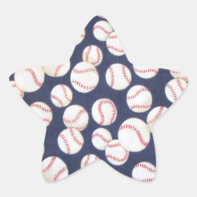 Baseball Star Stickers (Front)