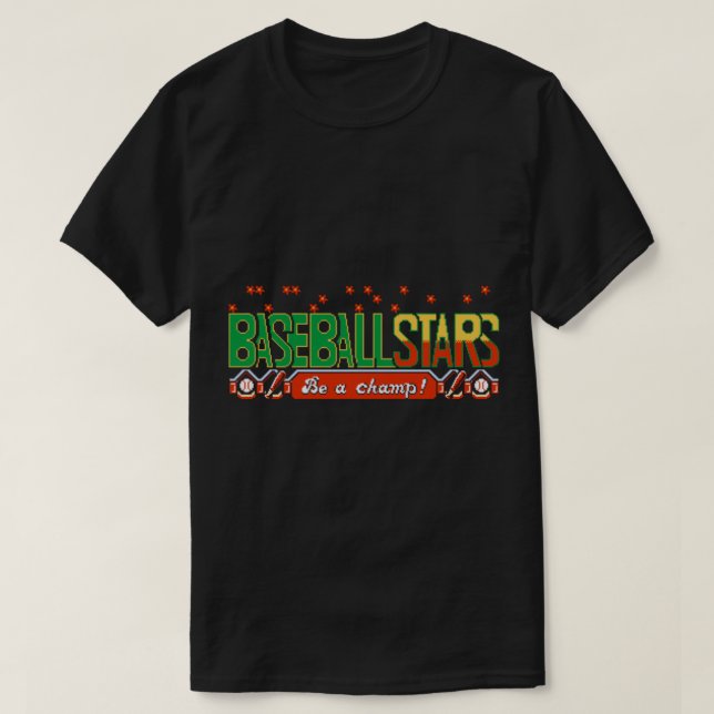 Baseball Stars (NES Title Screen) Classic T-Shirt (Design Front)