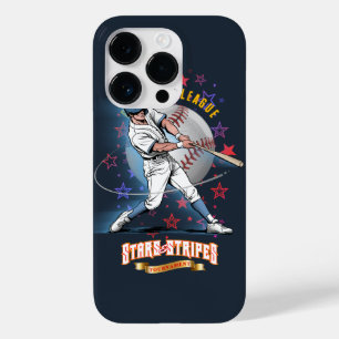 Baseball Stars & Stripes (Dark mode) Case-Mate iPhone 14 Pro Case