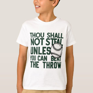 Baseball Stealing Humor Shirt