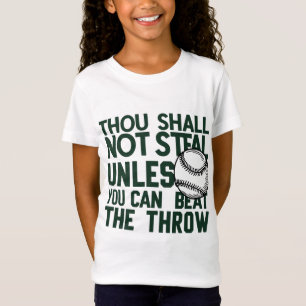 Baseball Stealing Humor Shirt