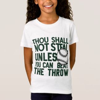 Baseball Stealing Humor Shirt