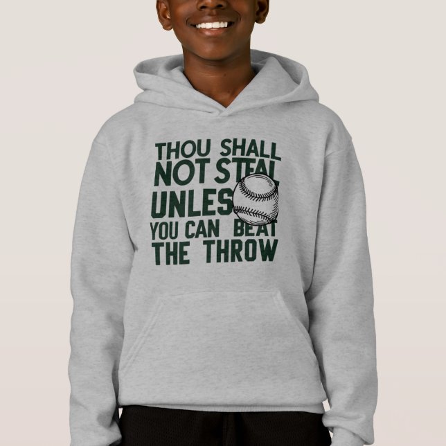 Baseball Stealing Humor Shirt (Front)