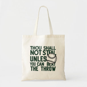 Baseball Stealing Humor Shirt Tote Bag