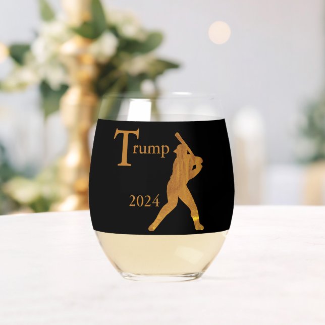 Baseball Stemless Wine Glass (Insitu (Wedding))