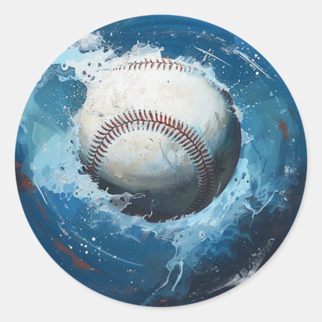 Baseball sticker (Front)