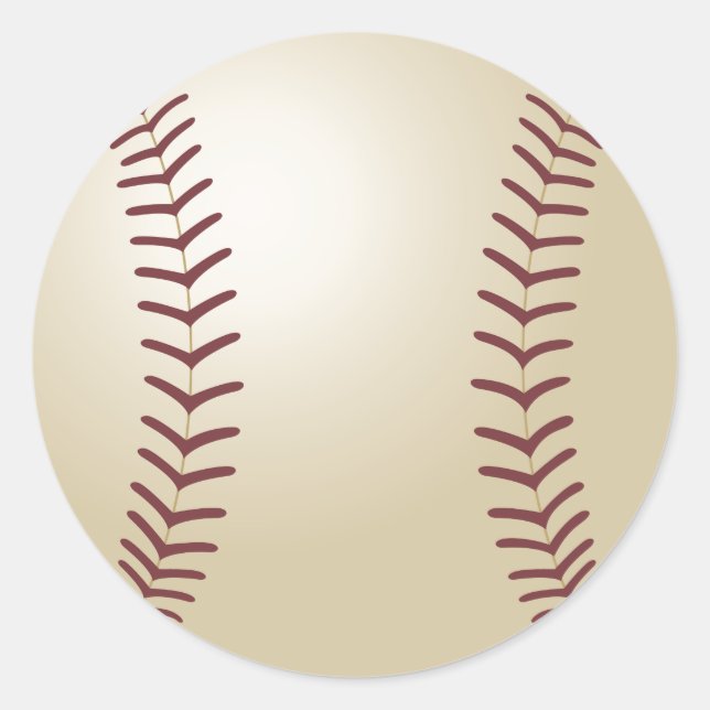 Baseball Sticker (Front)