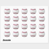 Baseball stickers - Add your message (Sheet)