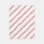 Baseball Stitch Fleece Blanket