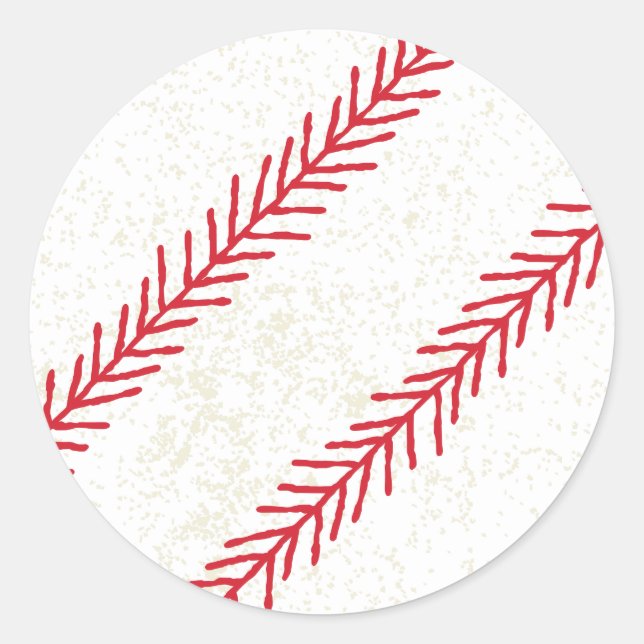 Baseball Stitch Stickers (Front)