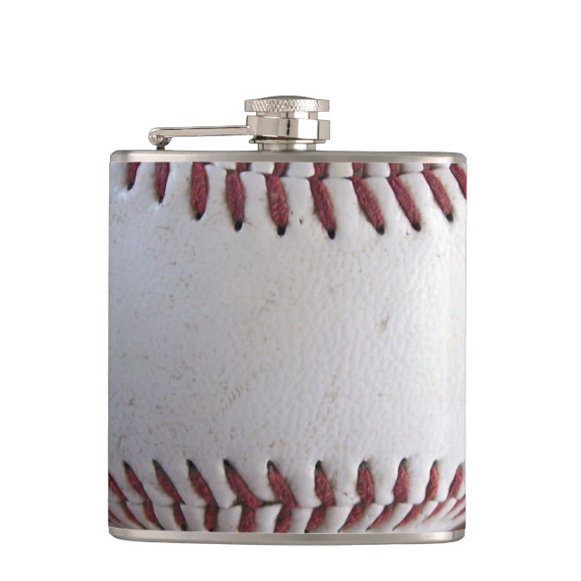 Baseball Stitches Flask (Front)