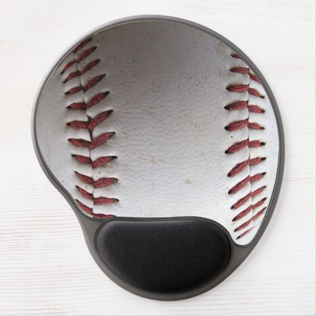 Baseball Stitches Gel Mouse Pad (Front)