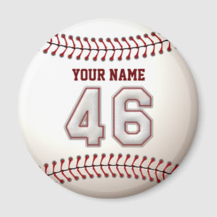 Custom Baseball Player Number/Letters Sports Team Magnet