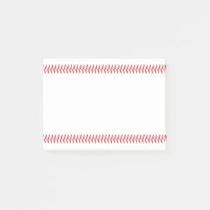 Baseball Stitches Sport Themed Post-it Notes