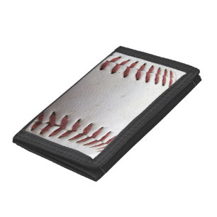 Baseball Stitches Tri-fold Wallet