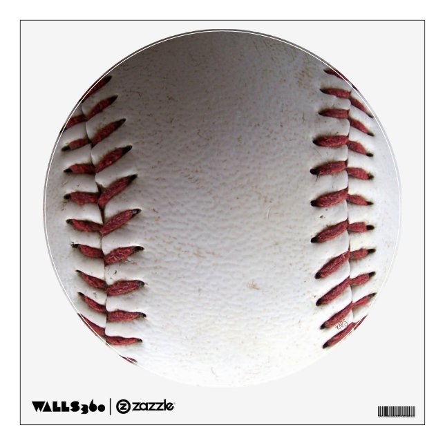 Baseball Stitches Wall Sticker (Front)
