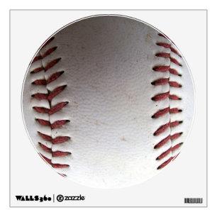 Baseball Stitches Wall Sticker