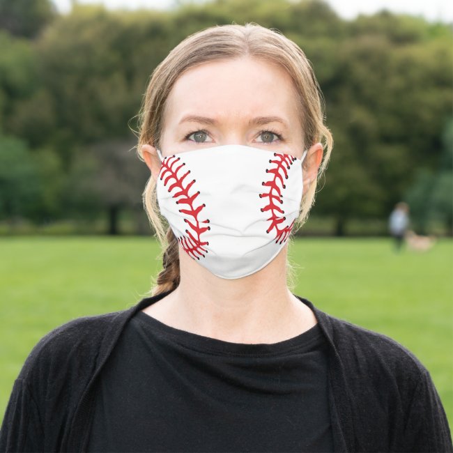 Baseball Stitching Design Face Masks