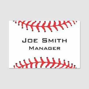 baseball name tags zazzle