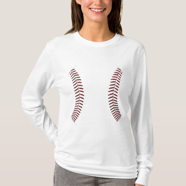 Baseball Stitching T-Shirt (Front)