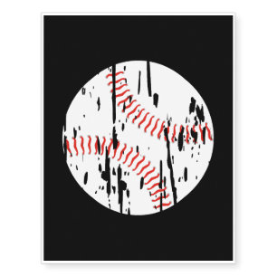 Baseball Symbol Temporary Tattoos