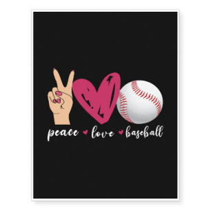 Baseball t shirt temporary tattoos