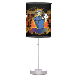 Baseball Table Lamp