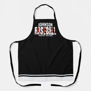 Baseball Team ADD NAME Champion Game Player Apron