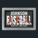 Baseball Team ADD NAME Champion Game Player Belt Buckle<br><div class="desc">Personalized ADD NAME Baseball Team Player Hobby or School Game design - Customize with your Name or Custom Text!</div>