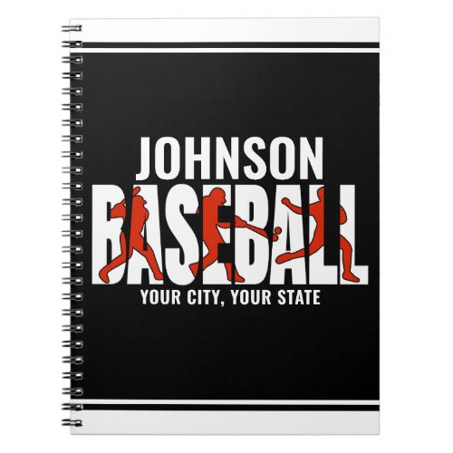 Baseball Team ADD NAME Champion Game Player Notebook