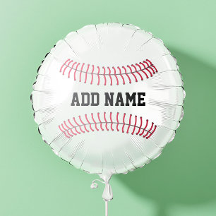 Baseball Team - Athlete Name - big baseball Balloon