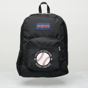 Baseball Team - Athlete Name - modern design JanSport Backpack