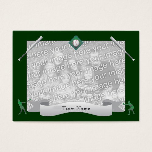 Baseball Team Card Business Card Template