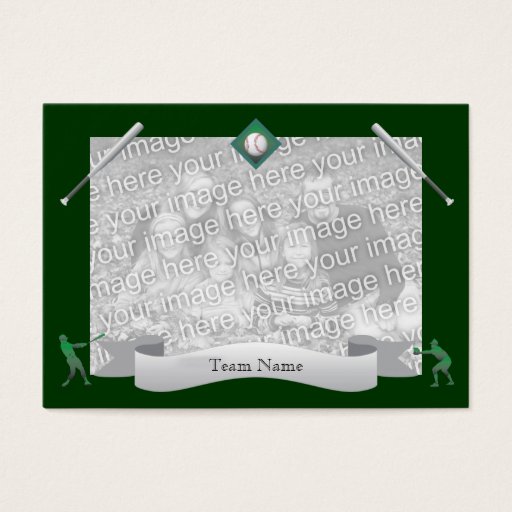 Customizable Baseball Team Card Business Card Template
