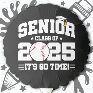 Baseball Team Class of 2025 Graduation Senior 2025 Balloon