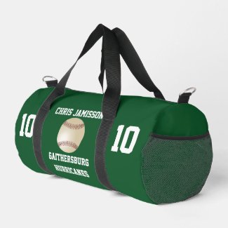 Baseball Team, Coach or Player Green Personalized